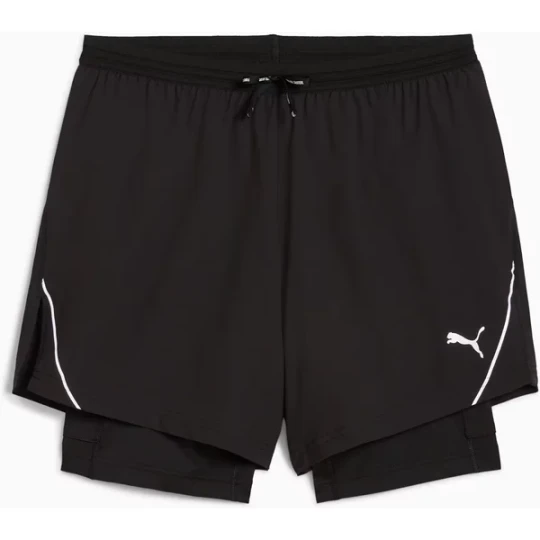 Zdjęcie produktu Spodenki męskie Run Ultraweave 2w1 5" Puma Czarny