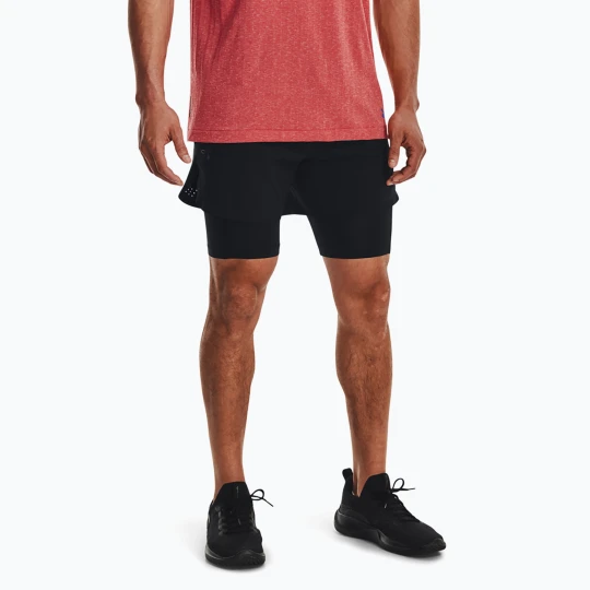 Zdjęcie produktu Spodenki męskie Under Armour Peak Woven 2in1 black / black