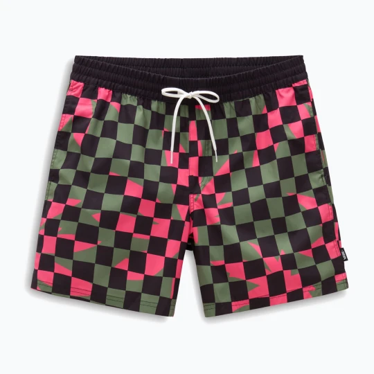 Zdjęcie produktu Spodenki męskie Vans Primary Checkboard Elastic Boardshort black / olivine