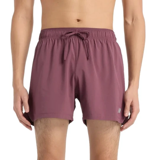 Zdjęcie produktu Spodenki New Balance MS41286FDP - bordowe