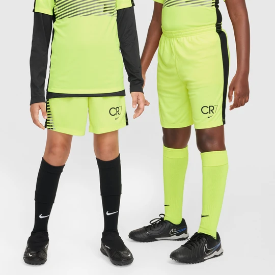 Zdjęcie produktu Spodenki piłkarskie dla dużych dzieci Dri-FIT CR7 Academy - Żółty Nike