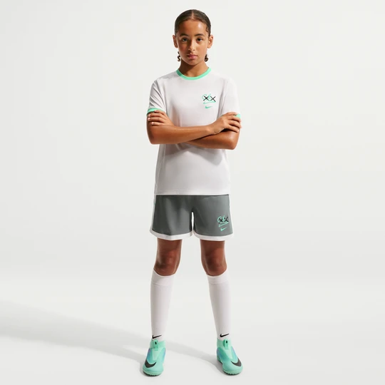 Zdjęcie produktu Spodenki piłkarskie dla dużych dzieci (dziewcząt) 10 cm Nike Dri-FIT Sam Kerr Academy - Szary