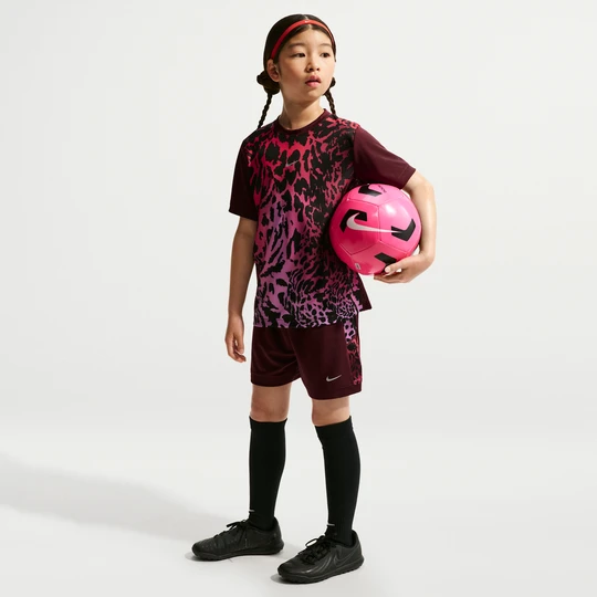 Zdjęcie produktu Spodenki piłkarskie dla dużych dzieci (dziewcząt) Dri-FIT 10 cm Nike United Academy - Czerwony