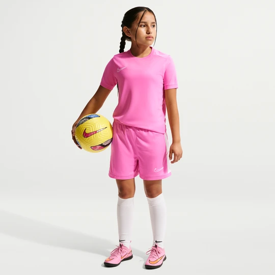 Zdjęcie produktu Spodenki piłkarskie dla dużych dzieci (dziewcząt) Nike Academy Dri-FIT 10 cm - Różowy