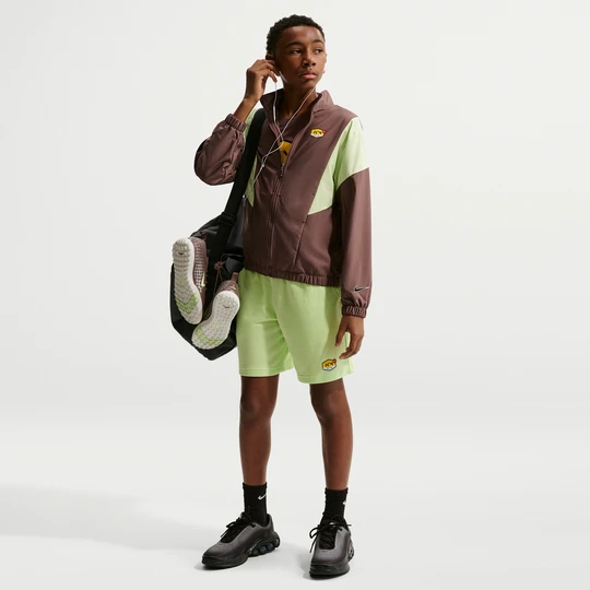 Zdjęcie produktu Spodenki piłkarskie dla dużych dzieci Kylian Mbappé Club Fleece - Zieleń Nike