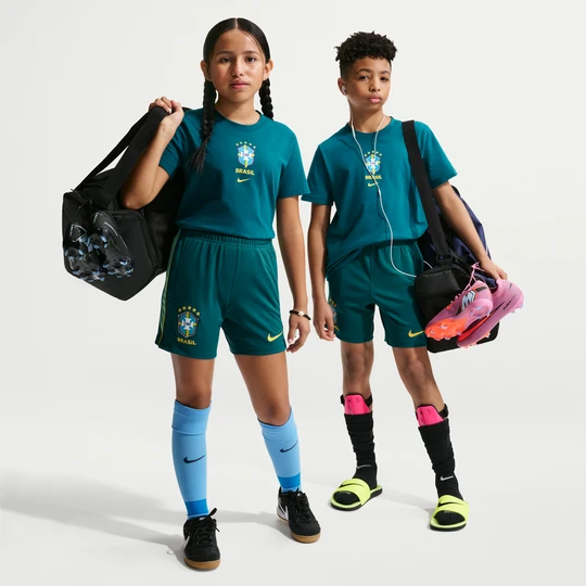 Zdjęcie produktu Spodenki piłkarskie dla dużych dzieci Nike Dri-FIT Brazylia Academy Pro - Zieleń