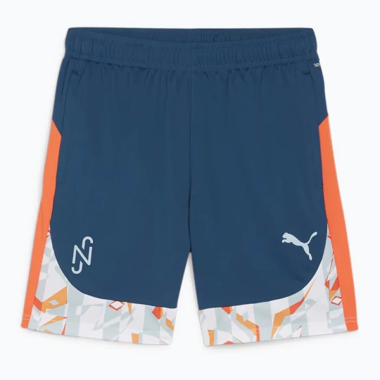 Zdjęcie produktu Spodenki piłkarskie męskie PUMA Neymar JR Creativity Training ocean tropic / hot heat Granatowy