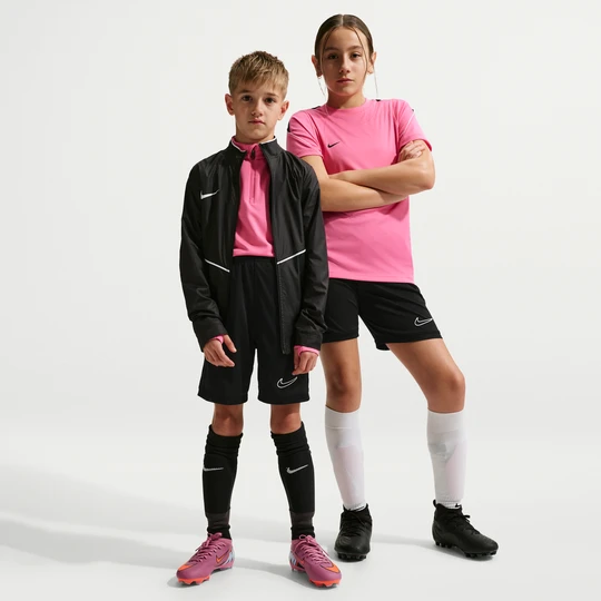 Zdjęcie produktu Spodenki piłkarskie z dzianiny dla dużych dzieci Dri-FIT Nike Academy - Czerń
