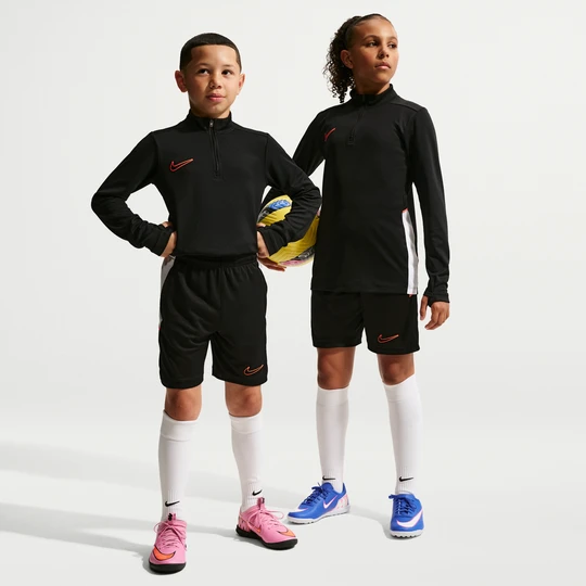 Zdjęcie produktu Spodenki piłkarskie z dzianiny dla dużych dzieci Dri-FIT Nike Academy - Czerń