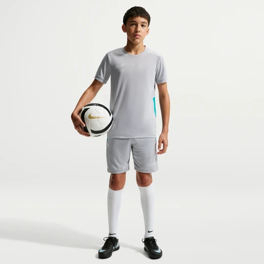 Zdjęcie produktu Spodenki piłkarskie z dzianiny dla dużych dzieci Dri-FIT Nike Academy - Szary