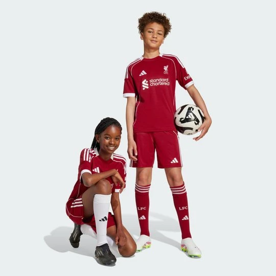 Zdjęcie produktu Spodenki podstawowe Liverpool FC 25/26 Adidas Strawberry Red