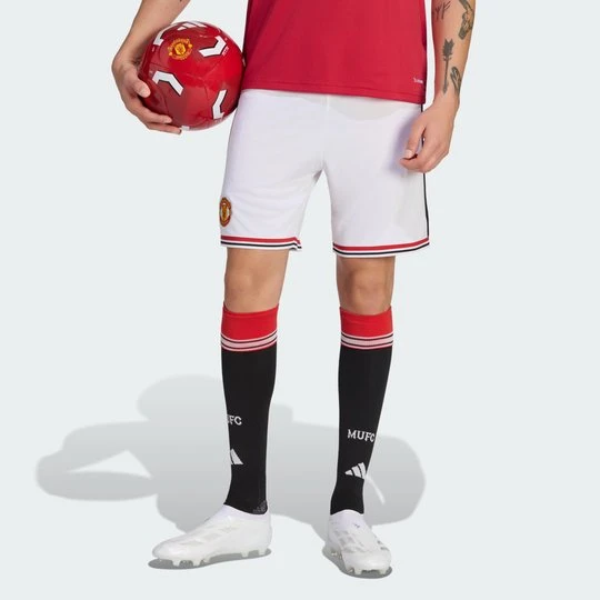 Zdjęcie produktu Spodenki podstawowe Manchester United 26/27 Adidas biały