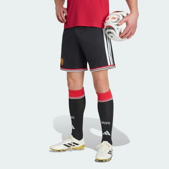 Zdjęcie produktu Spodenki podstawowe Manchester United 26 / 27 Adidas czarny