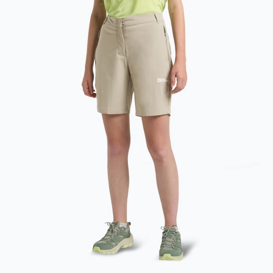 Zdjęcie produktu Spodenki trekkingowe damskie Jack Wolfskin Hikeout stone Beżowy