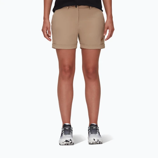 Zdjęcie produktu Spodenki trekkingowe damskie Mammut Runbold Roll Cuff safari Beżowy