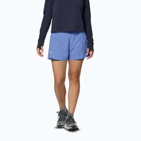 Zdjęcie produktu Spodenki trekkingowe damskie Salewa Pedroc DST 2IN1 morning blue int / 0870