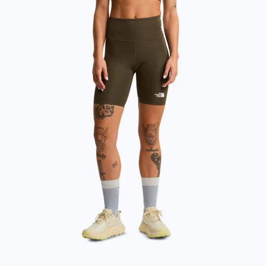Zdjęcie produktu Spodenki trekkingowe damskie The North Face Flex 8IN Tight new taupe green