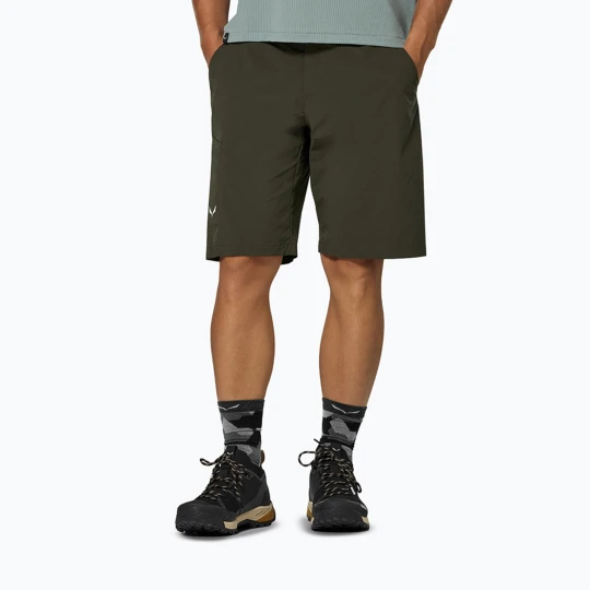 Zdjęcie produktu Spodenki trekkingowe męskie Salewa Pedroc 4 DST Cargo dark olive / 0910 Zielony