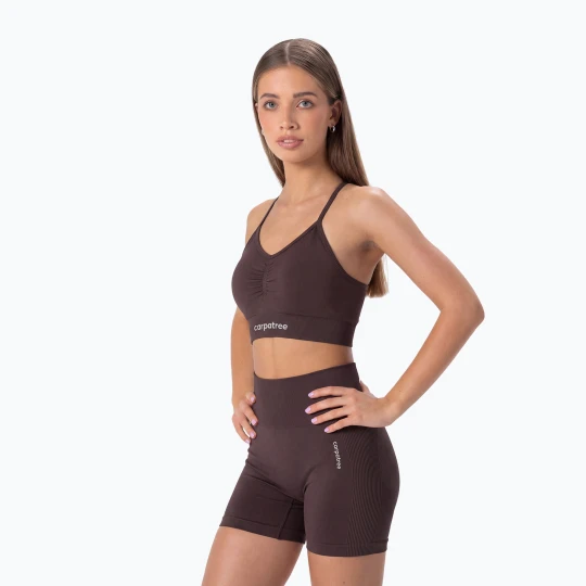Zdjęcie produktu Spodenki treningowe damskie Carpatree Allure Seamless berry brown