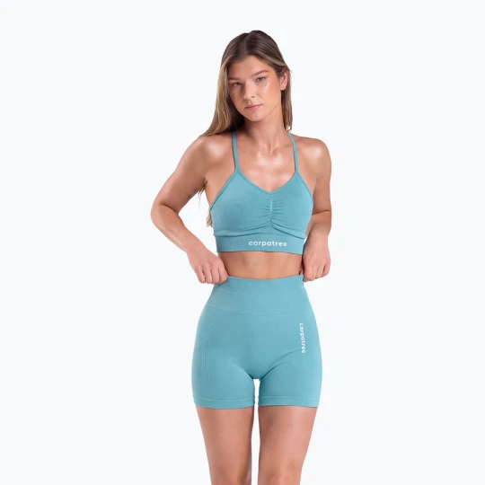 Zdjęcie produktu Spodenki treningowe damskie Carpatree Allure Seamless milky blue