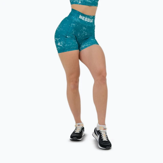 Zdjęcie produktu Spodenki treningowe damskie NEBBIA 5″ Hammies High Waisted green