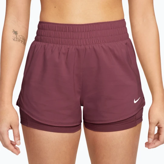 Zdjęcie produktu Spodenki treningowe damskie Nike One pink smoke/white