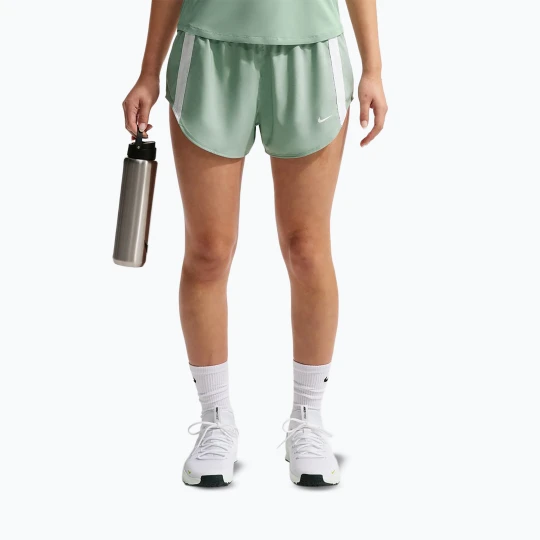 Zdjęcie produktu Spodenki treningowe damskie Nike One Woven steam/white/white Zielony