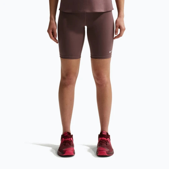 Zdjęcie produktu Spodenki treningowe damskie Nike Pro 365 8" tattoo/white Brązowy