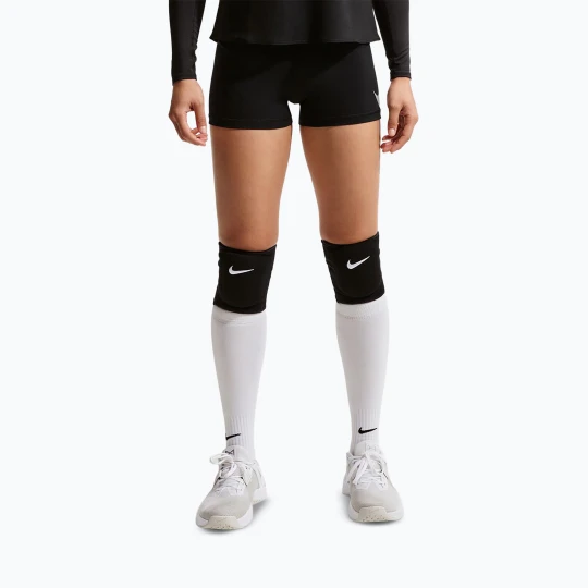 Zdjęcie produktu Spodenki treningowe damskie Nike Pro Mid Rise Biker 3" black/white/metallic silver