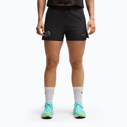 Zdjęcie produktu Spodenki treningowe damskie PUMA x HYROX 3" 2in1 black