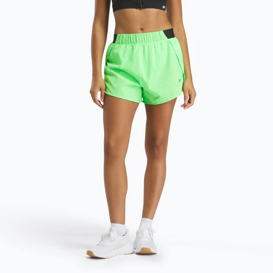 Zdjęcie produktu Spodenki treningowe damskie Reebok Speed solar lime Zielony