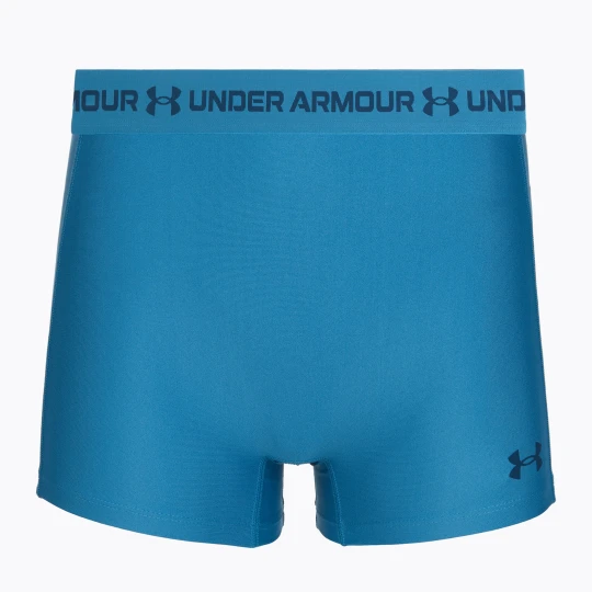 Zdjęcie produktu Spodenki treningowe damskie Under Armour HeatGear Shorty aegean blue / blue fog