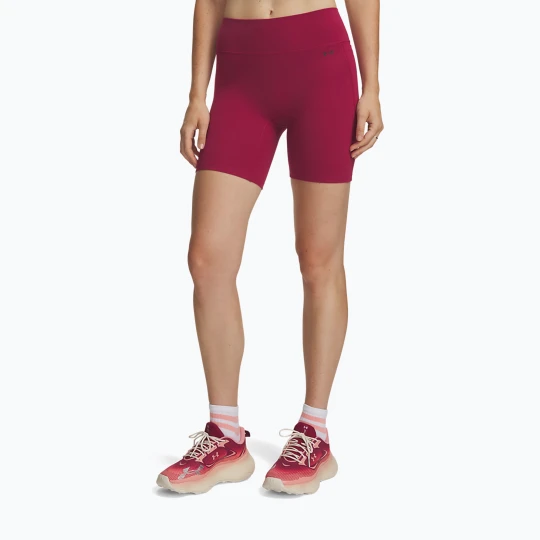 Zdjęcie produktu Spodenki treningowe damskie Under Armour Motion Bike Shorts claret / ox blood Czarny