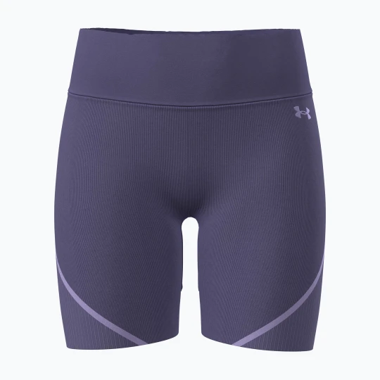 Zdjęcie produktu Spodenki treningowe damskie Under Armour Vanish Seamless purple luxe / purple crest / purple crest Fioletowy