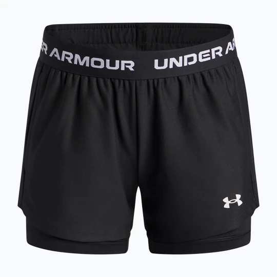 Zdjęcie produktu Spodenki treningowe dla dzieci Under Armour UA Tech Play Up 2IN1 Shorts black / black / white