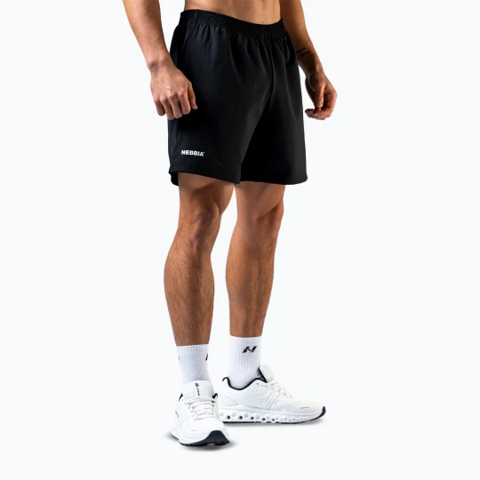 Zdjęcie produktu Spodenki treningowe męskie NEBBIA Power black
