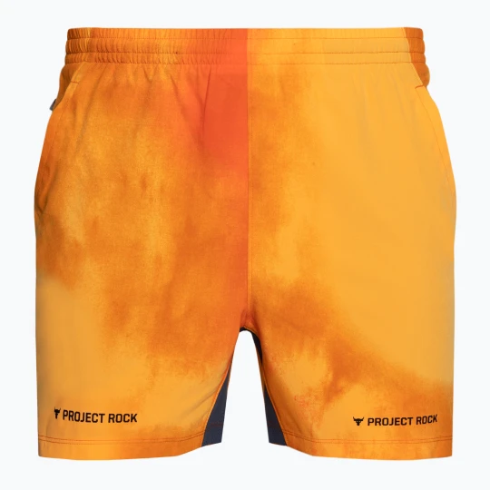 Zdjęcie produktu Spodenki treningowe męskie Under Armour Project Rock Ultimate 5" PT atomic / team orange / black