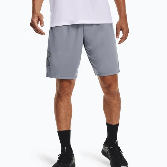 Zdjęcie produktu Spodenki treningowe męskie Under Armour Tech Graphic steel / black Szary