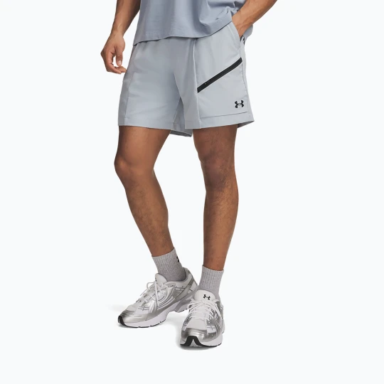 Zdjęcie produktu Spodenki treningowe męskie Under Armour Unstoppable Woven Shorts blue fog / black