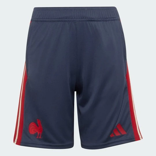 Zdjęcie produktu Spodenki treningowe reprezentacji Francji w rugby dla dzieci Adidas Shadow Navy