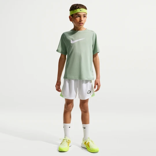 Zdjęcie produktu Spodenki z dzianiny dla dużych dzieci (chłopców) Nike Dri-FIT Multi - Biel