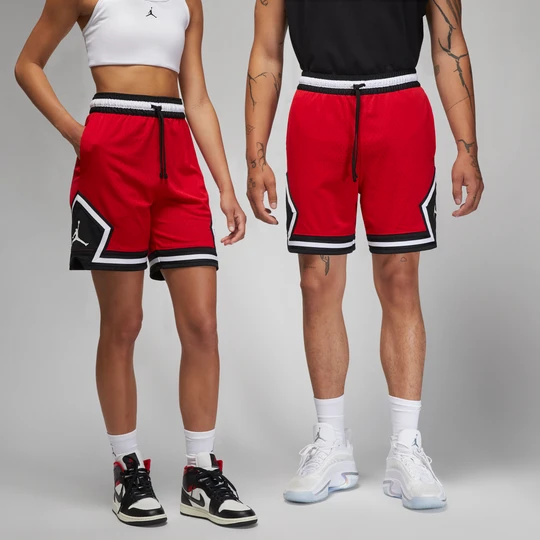 Zdjęcie produktu Spodenki z motywem otwartego rombu Jordan Dri-FIT Sport - Czerwony