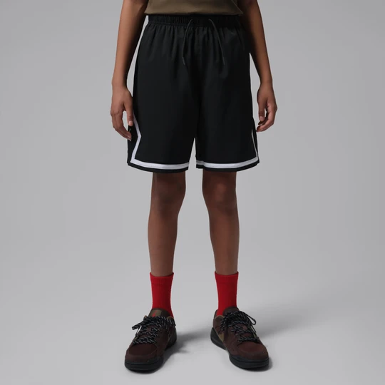 Zdjęcie produktu Spodenki z tkaniny dla dużych dzieci Jordan Dri-FIT Diamond - Czerń
