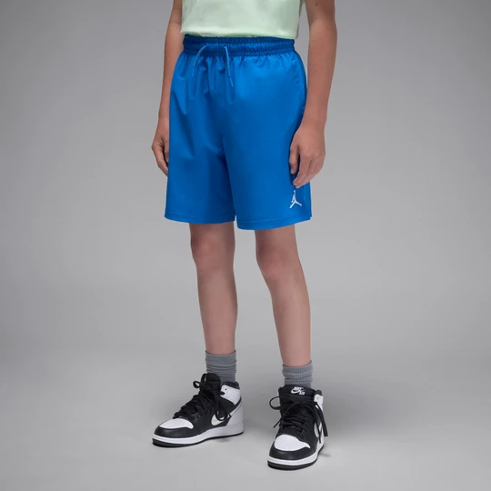 Zdjęcie produktu Spodenki z tkaniny dla dużych dzieci Jumpman Jordan - Niebieski
