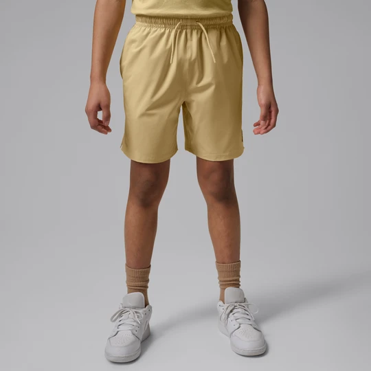 Zdjęcie produktu Spodenki z tkaniny dla dużych dzieci Jumpman Jordan - Żółty