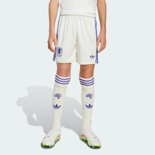 Zdjęcie produktu Spodenki z trzeciego zestawu Aston Villa FC 25/26 Adidas biały