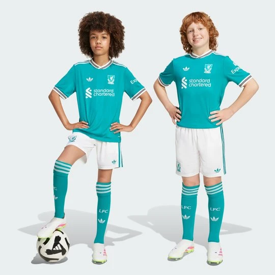 Zdjęcie produktu Spodenki z trzeciego zestawu Liverpool FC 25 / 26 Adidas biały
