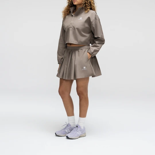 Zdjęcie produktu Spódnica damska New Balance MADE in USA WB62T7K0ABQ – brązowa