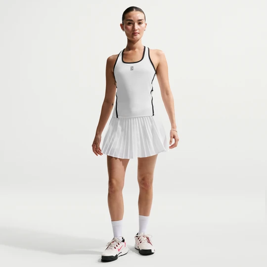 Zdjęcie produktu Spódnica damska z wysokim stanem do tenisa Nike Victory Dri-FIT - Biel
