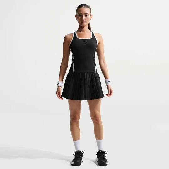Zdjęcie produktu Spódnica damska z wysokim stanem do tenisa Nike Victory Dri-FIT - Czerń